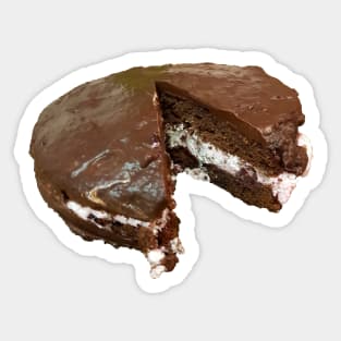 Sweet Food Chocolate Cream Cake Sticker